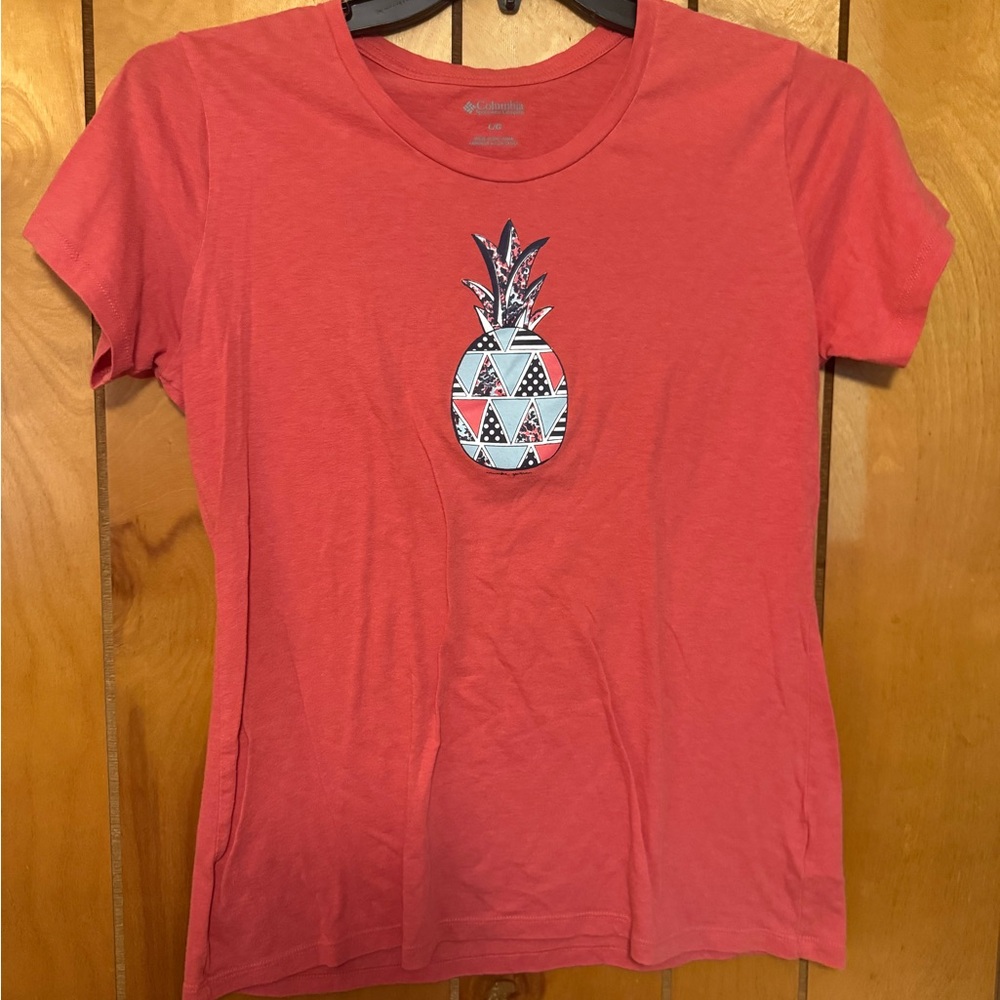 Columbia Women's Red Pineapple Graphic Tee